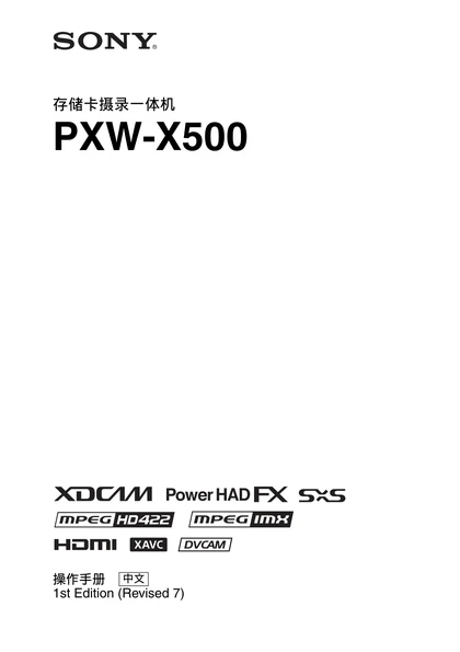 sony 索尼PXW-X500